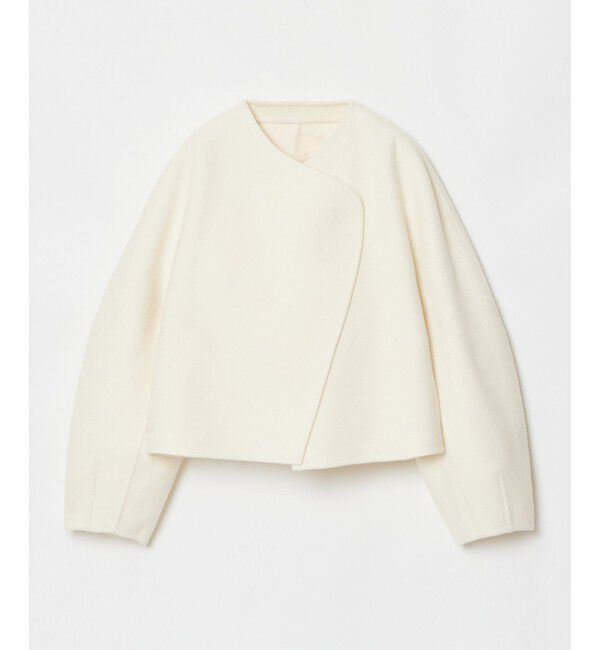 LOULOU WILLOUGHBY「【LOULOU WILLOUGHBY】シャルムビーバーリバージャケット」|ノーカラージャケット|