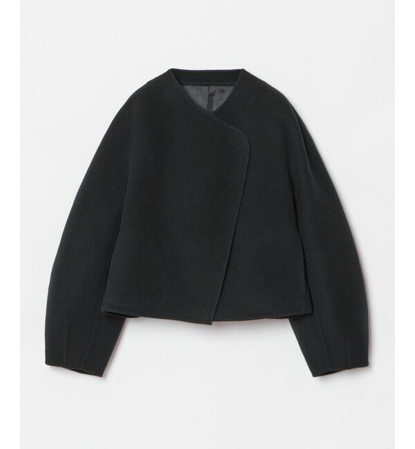 LOULOU WILLOUGHBY「【LOULOU WILLOUGHBY】シャルムビーバーリバージャケット」|ノーカラージャケット|