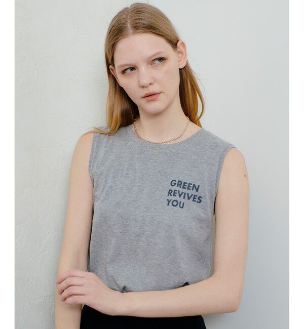 allureville「サイドロゴノースリーブTシャツ」|その他|グレー