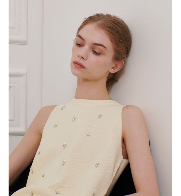 LOULOU WILLOUGHBY「【LOULOU WILLOUGHBY】ジュエルワンピース」|ワンピース|