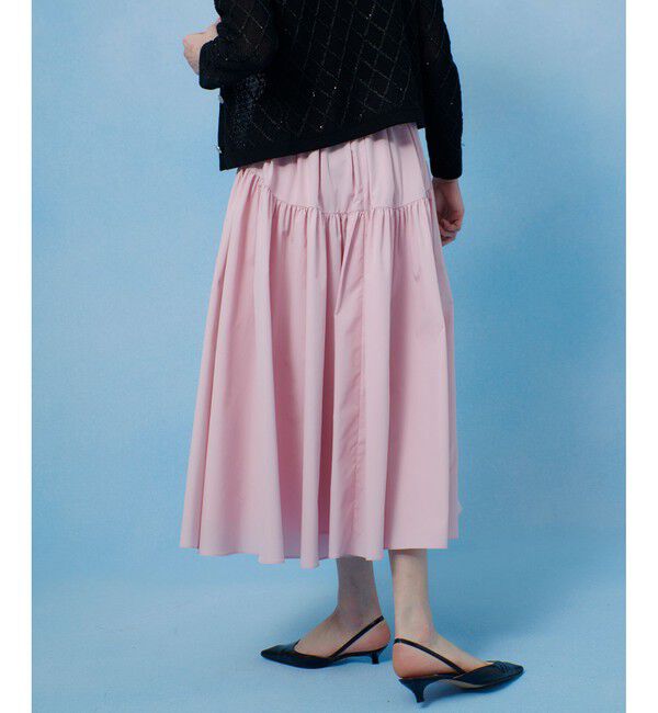 LOULOU WILLOUGHBY「【LOULOU WILLOUGHBY】キリカエタックタフタスカート」|スカート|