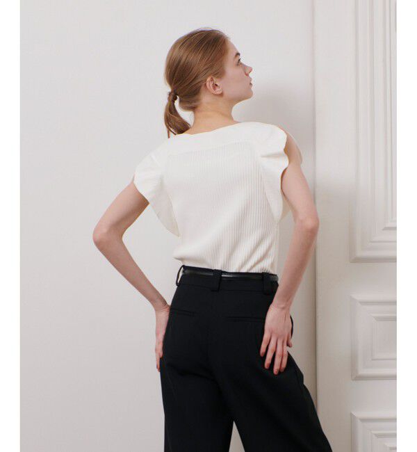 LOULOU WILLOUGHBY「【LOULOU WILLOUGHBY】スキャーラッププルオーバー」|ニット・セーター|