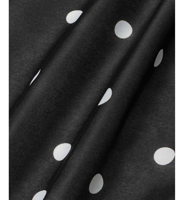 LOULOU WILLOUGHBY「【LOULOU WILLOUGHBY】オーガンドットウエストリボンワンピース」|ワンピース|