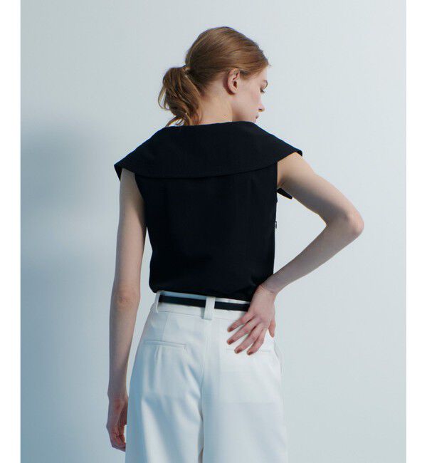 LOULOU WILLOUGHBY「【LOULOU WILLOUGHBY】グログランセーラーブラウス」|シャツ・ブラウス|