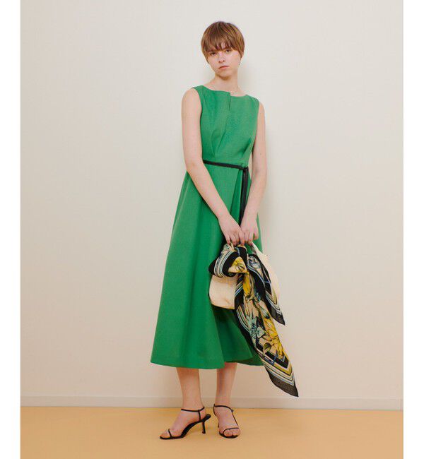 allureville「リネンライクオックスノースリワンピース」|ワンピース|