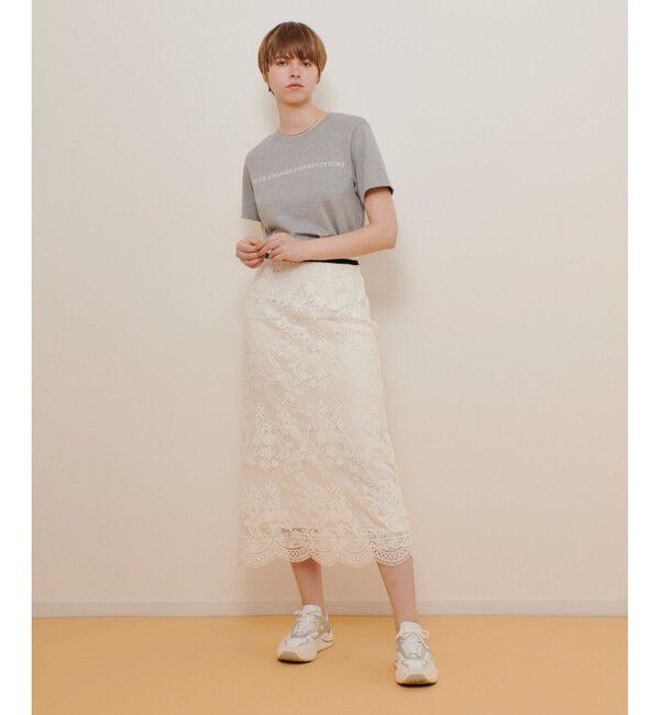 allureville「コンビフォントＴシャツ」|その他|