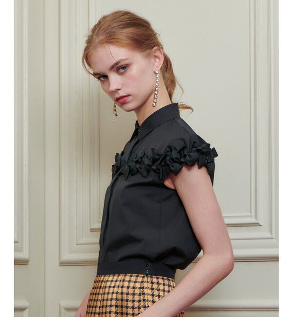 LOULOU WILLOUGHBY「【LOULOU WILLOUGHBY】メニーリボンシャツ」|その他|