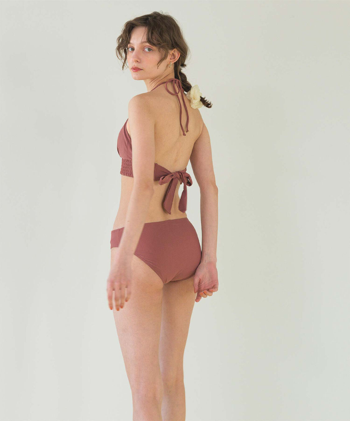 SEA DRESS「バックリボンホルターネックビキニ/水着」|ビキニ|