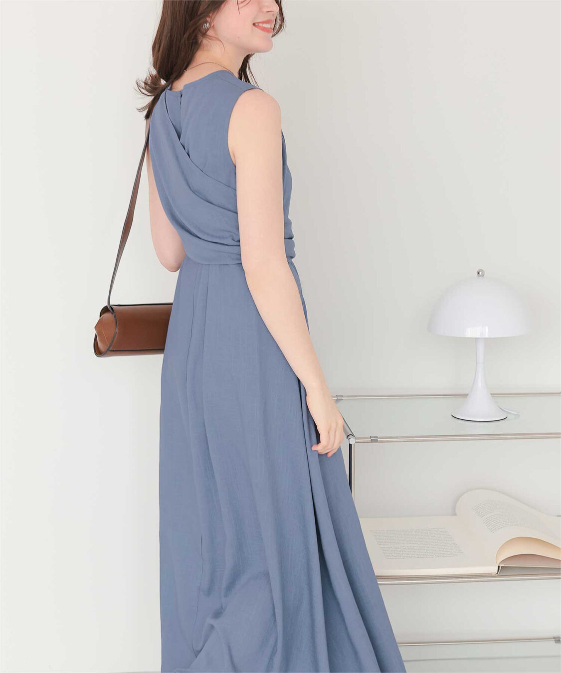 titivate「リネン混2wayリボンマキシワンピース」|ワンピース|