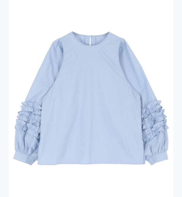 titivate「袖ﾌﾘﾙﾃﾞｻﾞｲﾝｷﾞｬｻﾞｰﾌﾞﾗｳｽ」|シャツ・ブラウス|