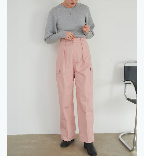 titivate「タックカーゴパンツ」|カーゴ|