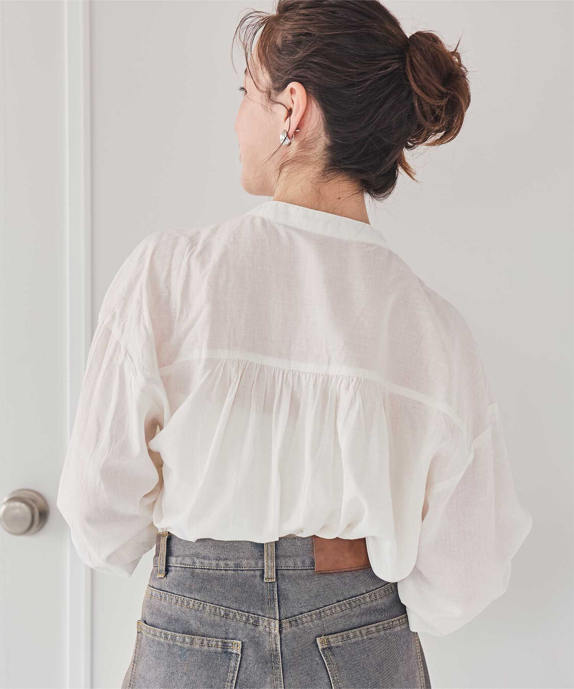 titivate「ギャザーシャツブラウス」|シャツ・ブラウス|