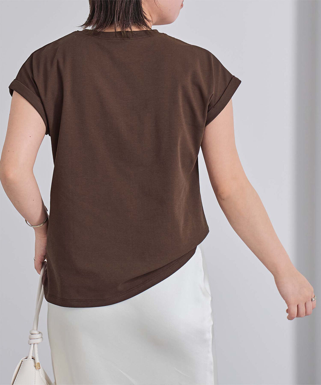 ur's「汗染み防止ダブルカフスTシャツ」|Tシャツ・カットソー|