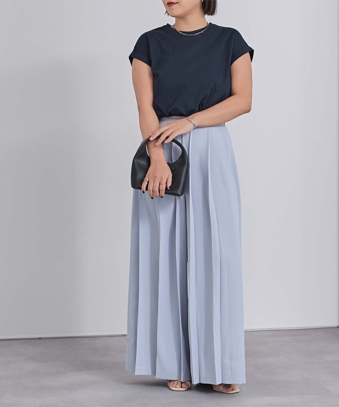 ur's「汗染み防止ダブルカフスTシャツ」|Tシャツ・カットソー|