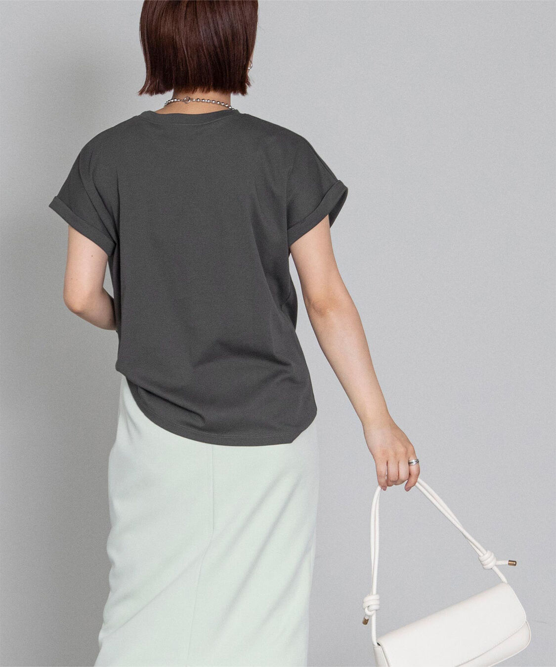 ur's「汗染み防止ダブルカフスTシャツ」|Tシャツ・カットソー|