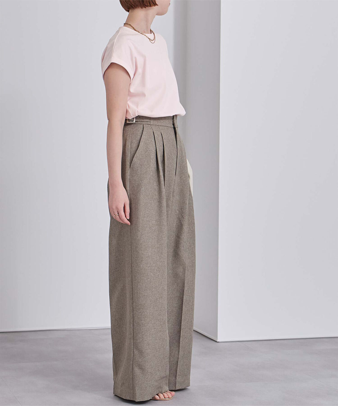 ur's「汗染み防止ダブルカフスTシャツ」|Tシャツ・カットソー|