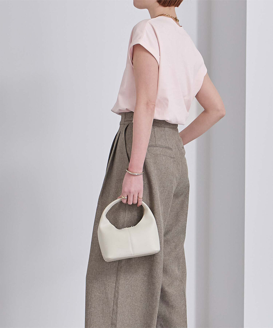 ur's「汗染み防止ダブルカフスTシャツ」|Tシャツ・カットソー|