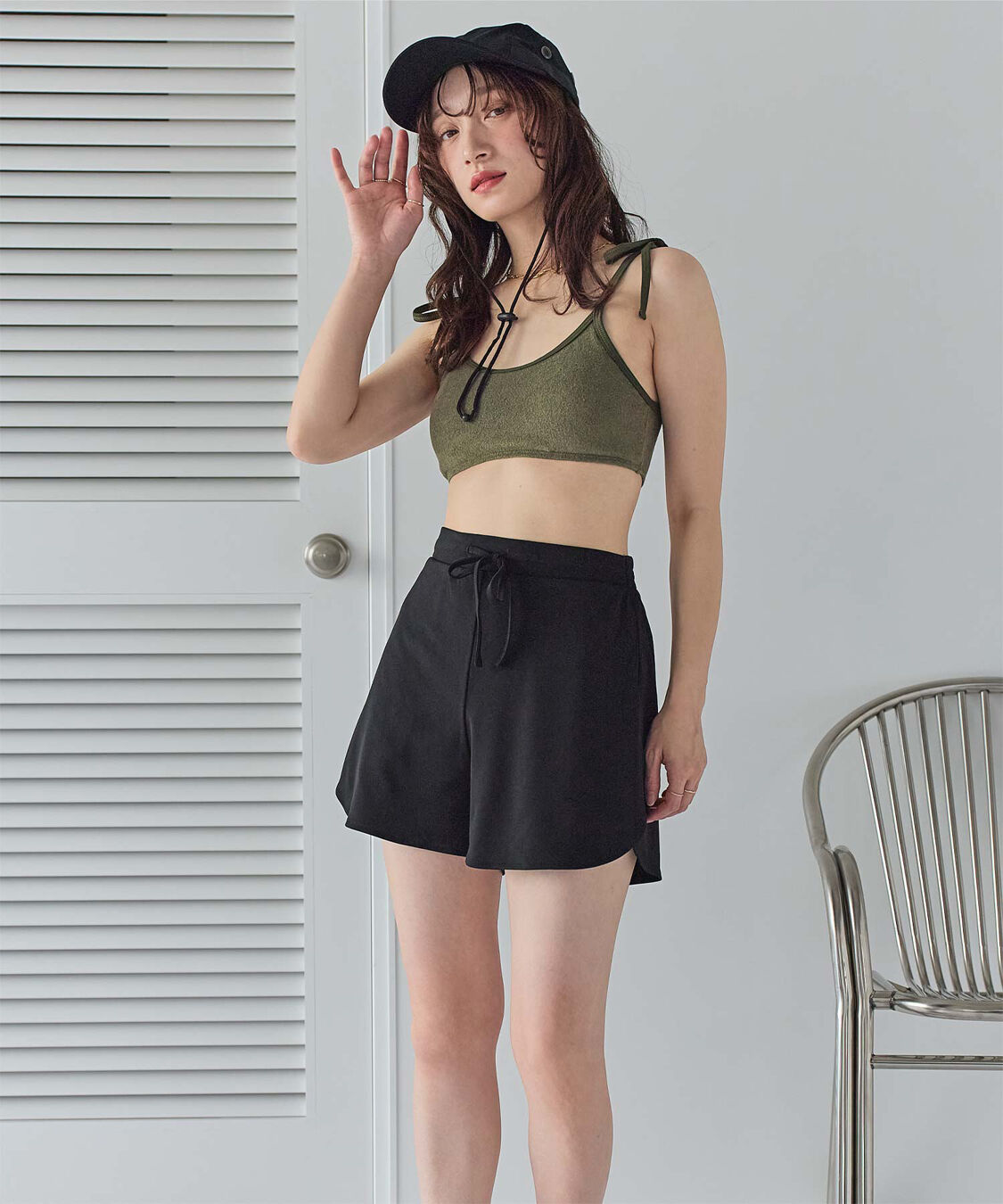 SEA DRESS「パイル素材パイピングビキニ/水着」|ビキニ|