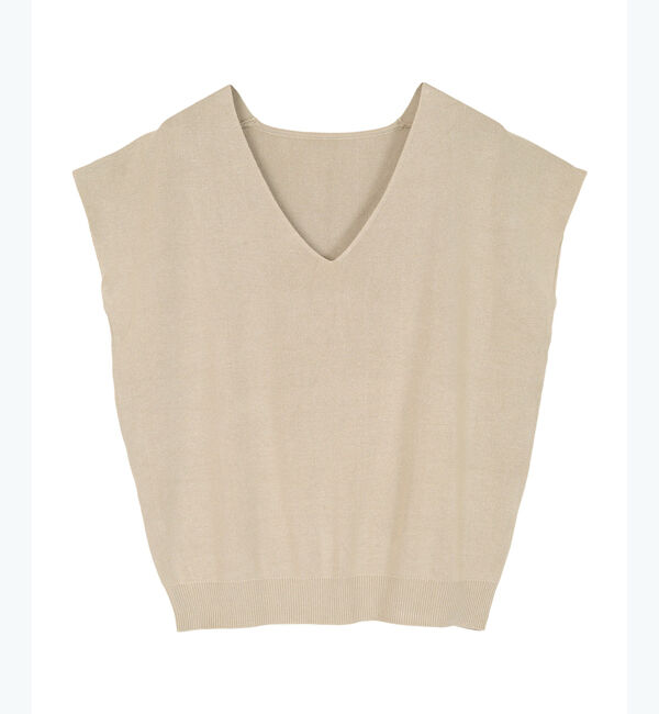 ur's「フレンチスリーブVネックニット」|ニット・セーター|