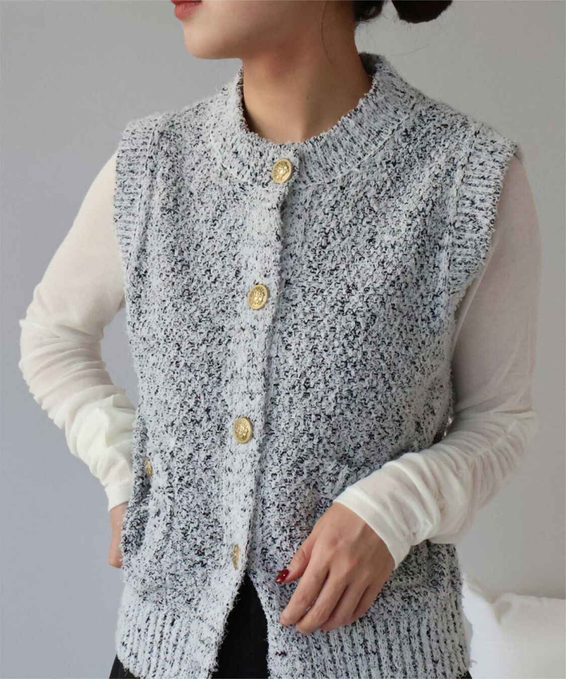 titivate「袖シャーリングシアートップス」|Tシャツ・カットソー|オフホワイト