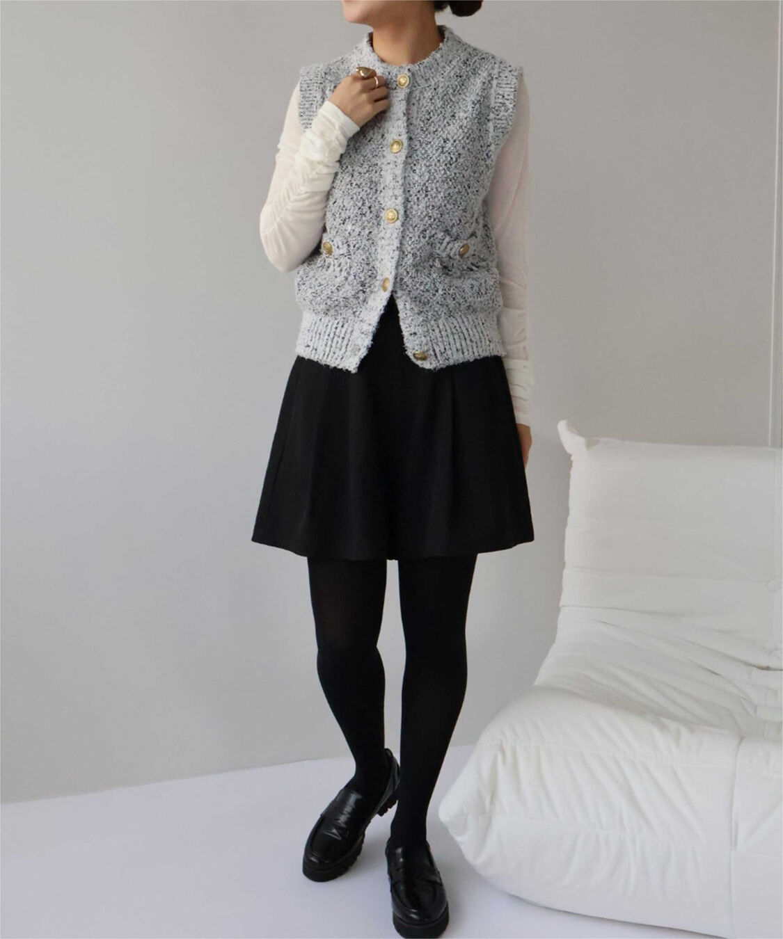 titivate「袖シャーリングシアートップス」|Tシャツ・カットソー|