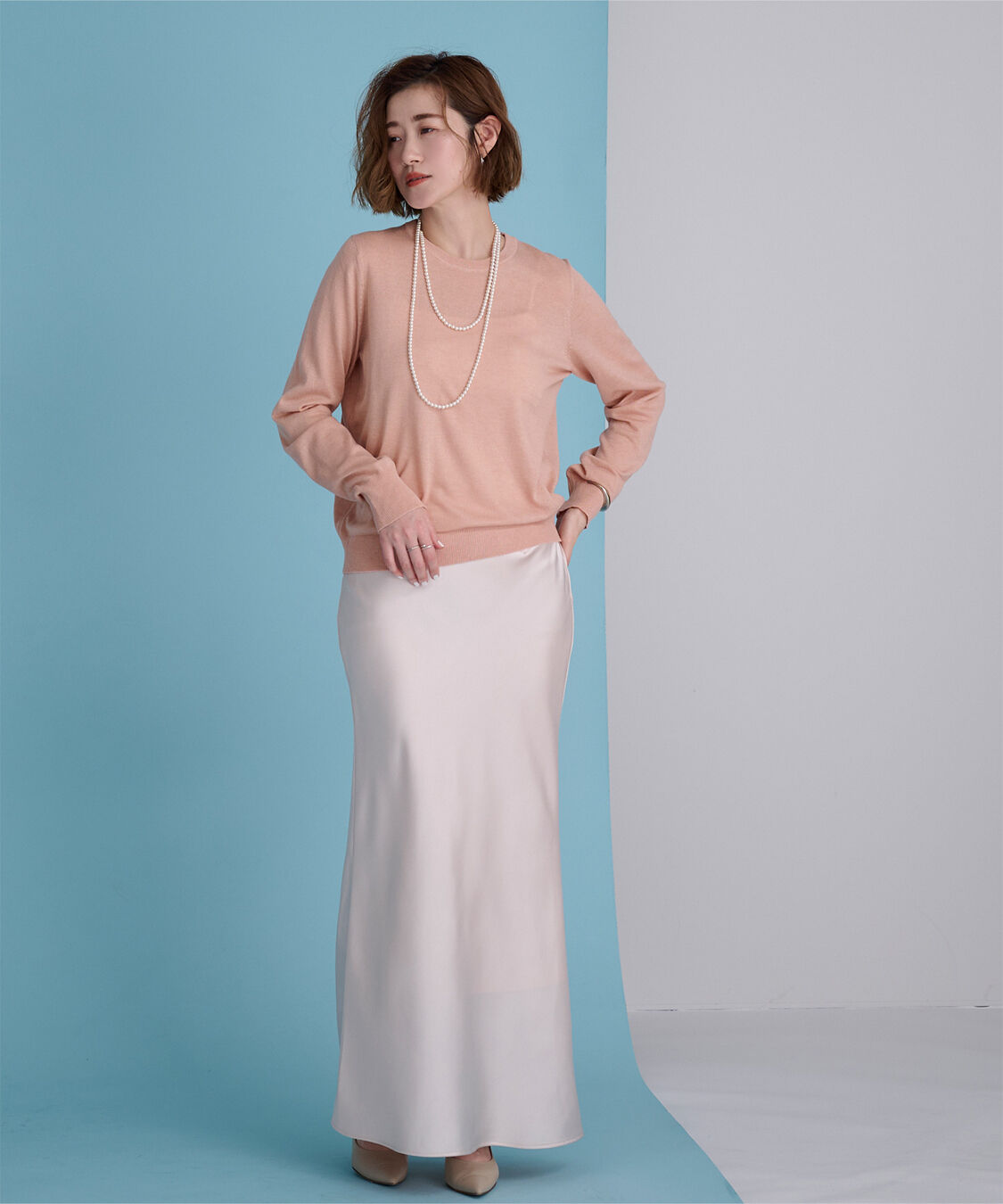 ur's「クルーネックハイゲージニット」|ニット・セーター|