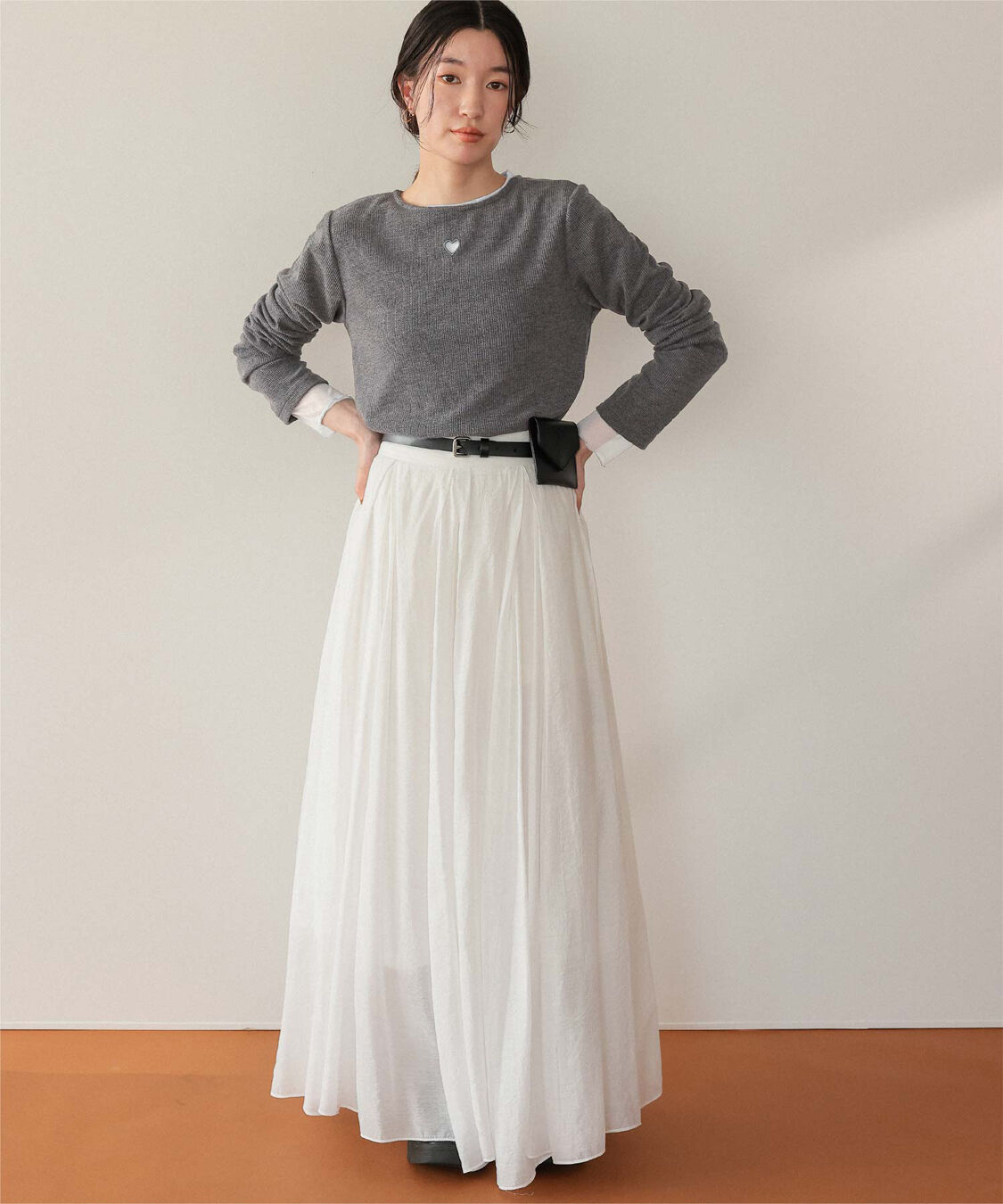 titivate「ハートカット刺繍前後2wayカットソー」|Tシャツ・カットソー|