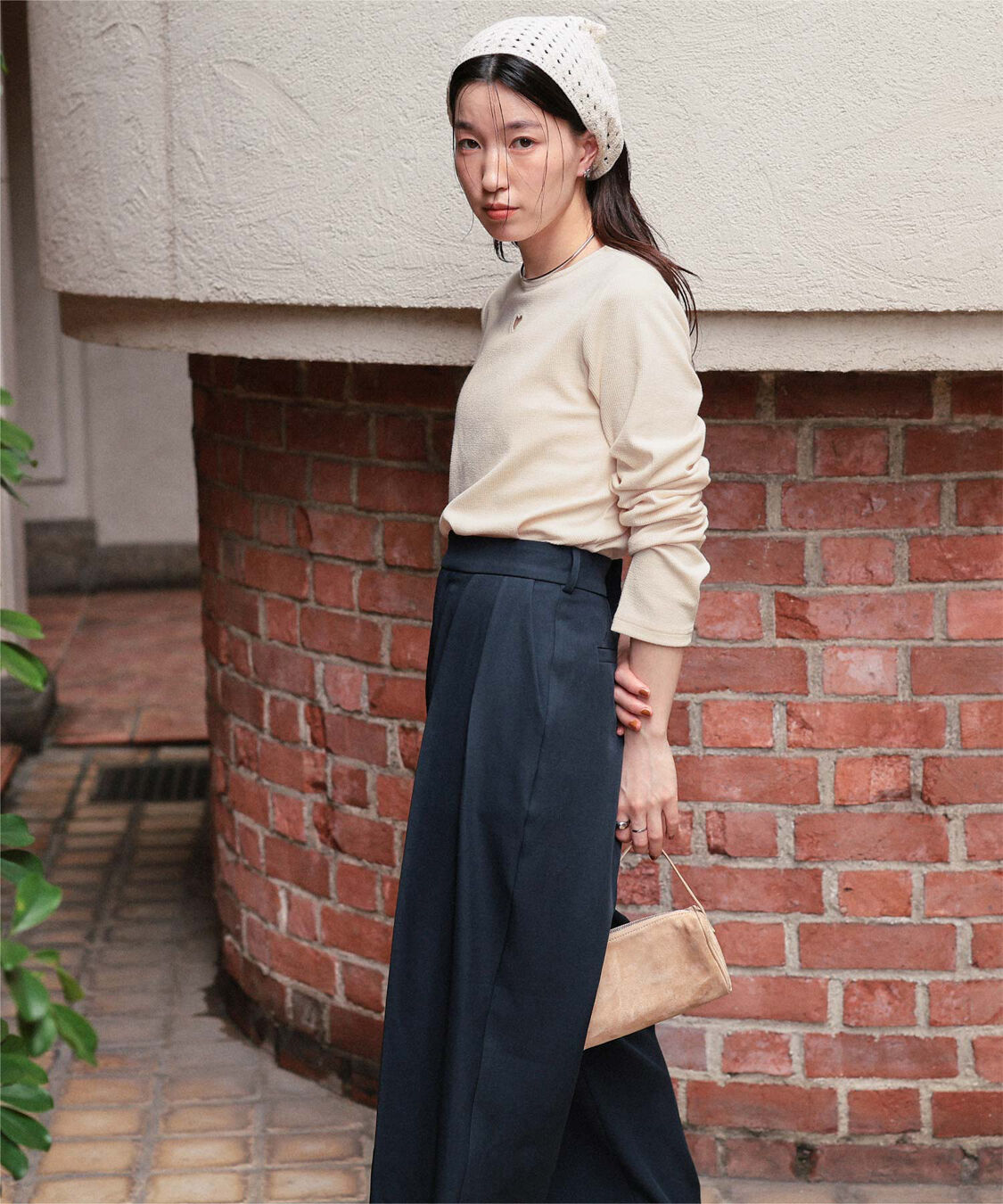 titivate「ハートカット刺繍前後2wayカットソー」|Tシャツ・カットソー|