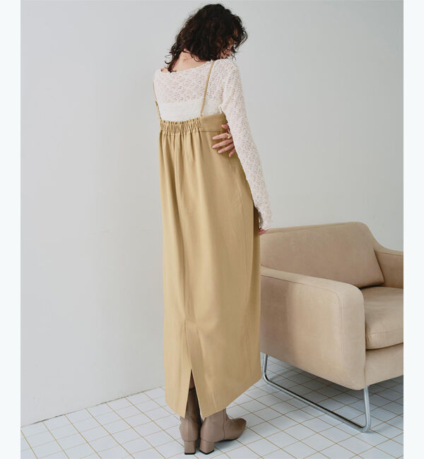 titivate「コクーンシルエットキャミソールワンピース」|ワンピース|