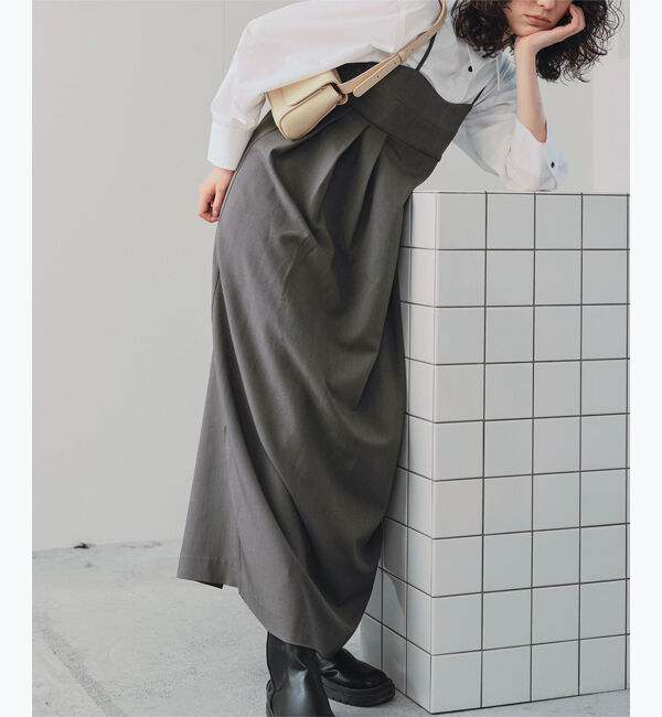 titivate「コクーンシルエットキャミソールワンピース」|ワンピース|