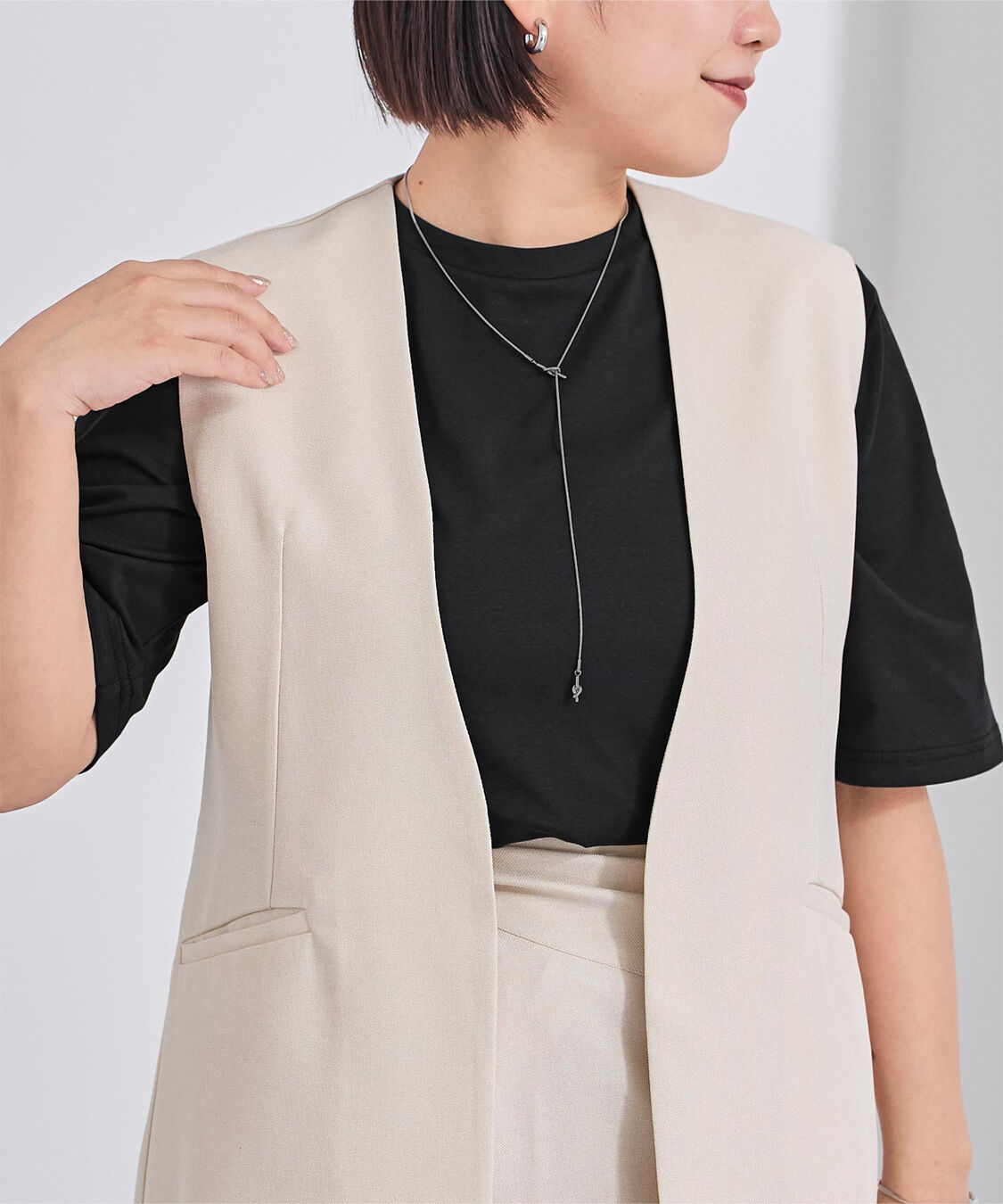 ur's「汗染み防止クロップドTシャツ」|Tシャツ・カットソー|