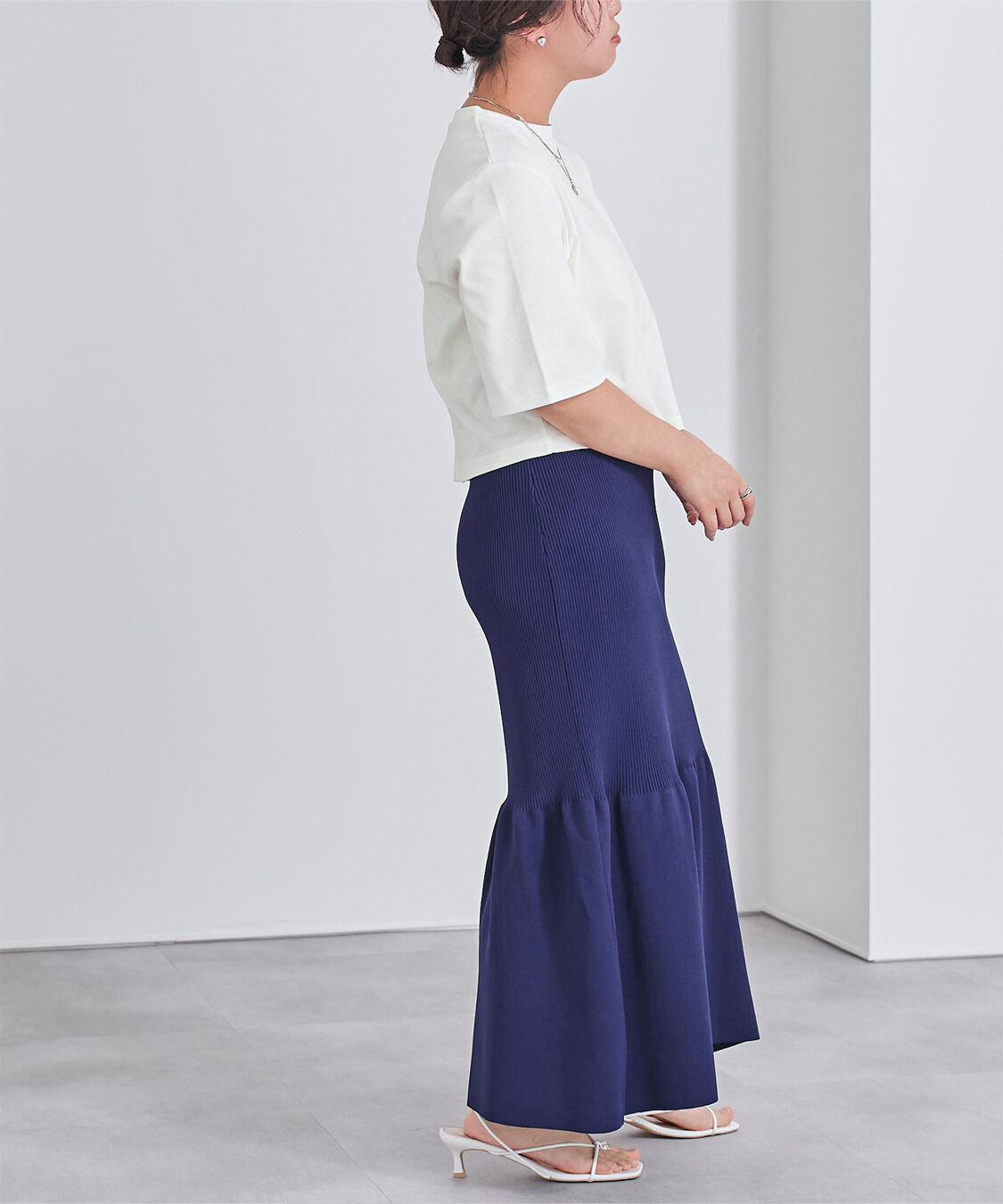 ur's「汗染み防止クロップドTシャツ」|Tシャツ・カットソー|