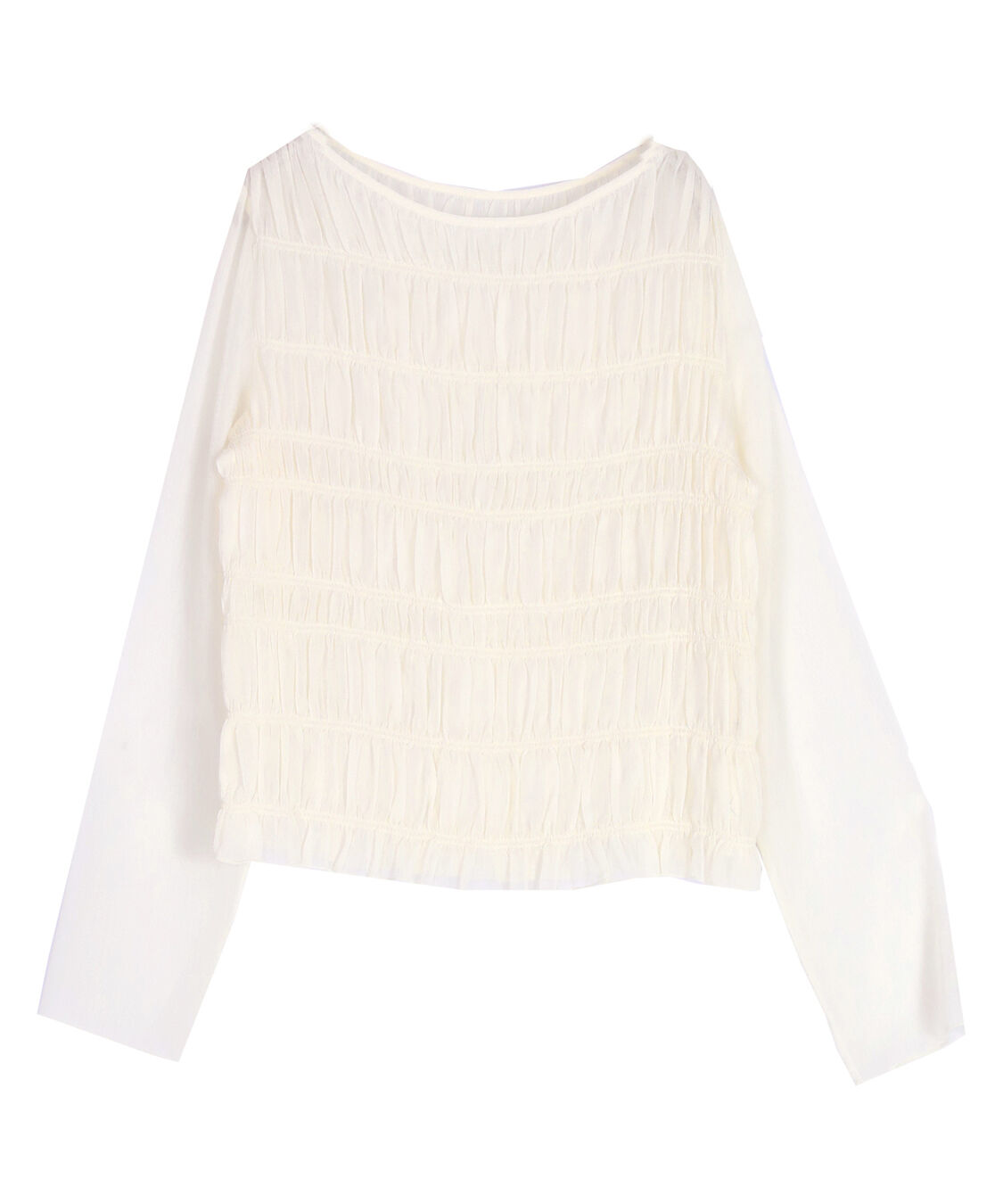 titivate「シアー楊柳シャーリングブラウス」|シャツ・ブラウス|