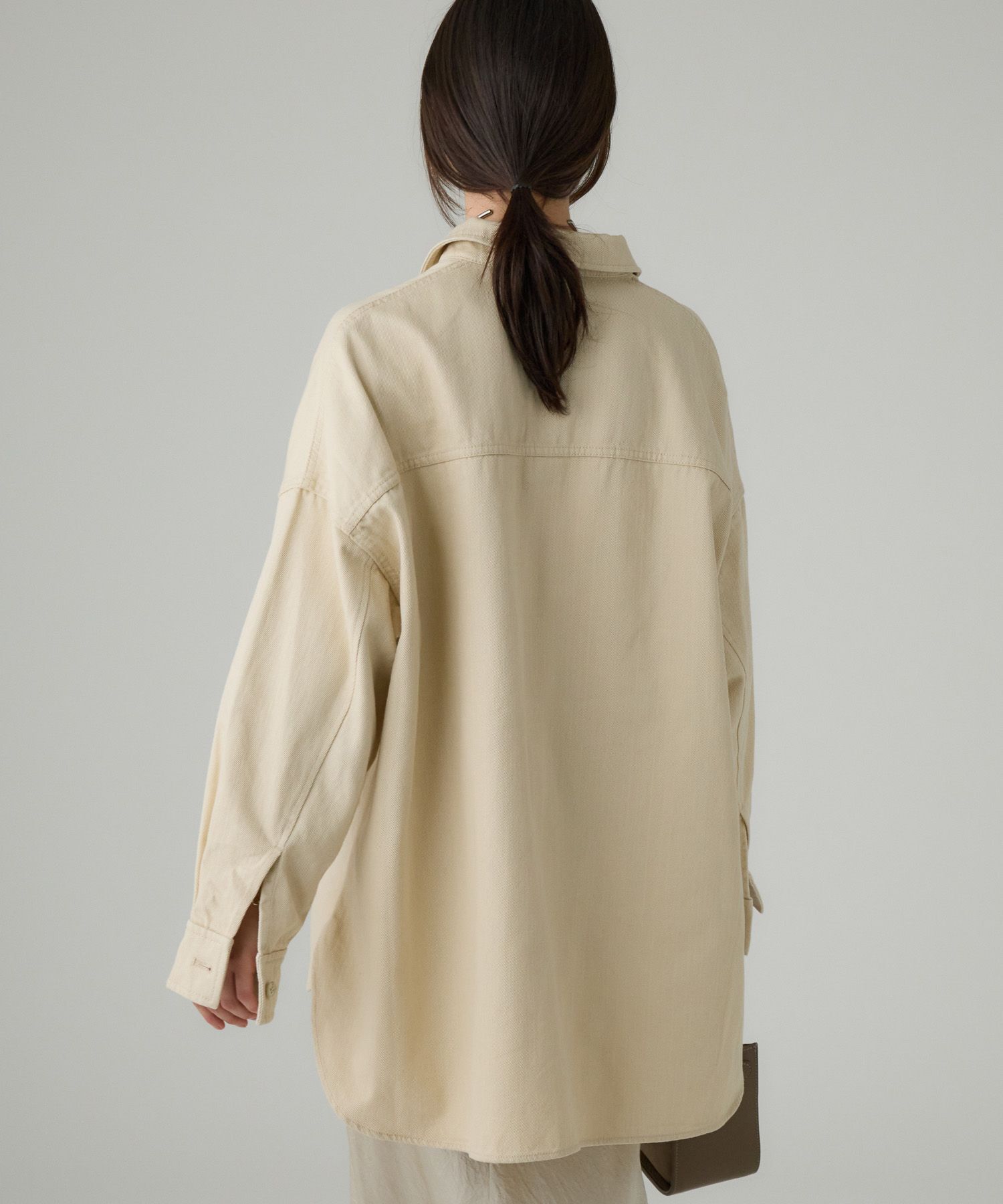 BABYLONE「デニムビッグシャツ」|シャツ・ブラウス|