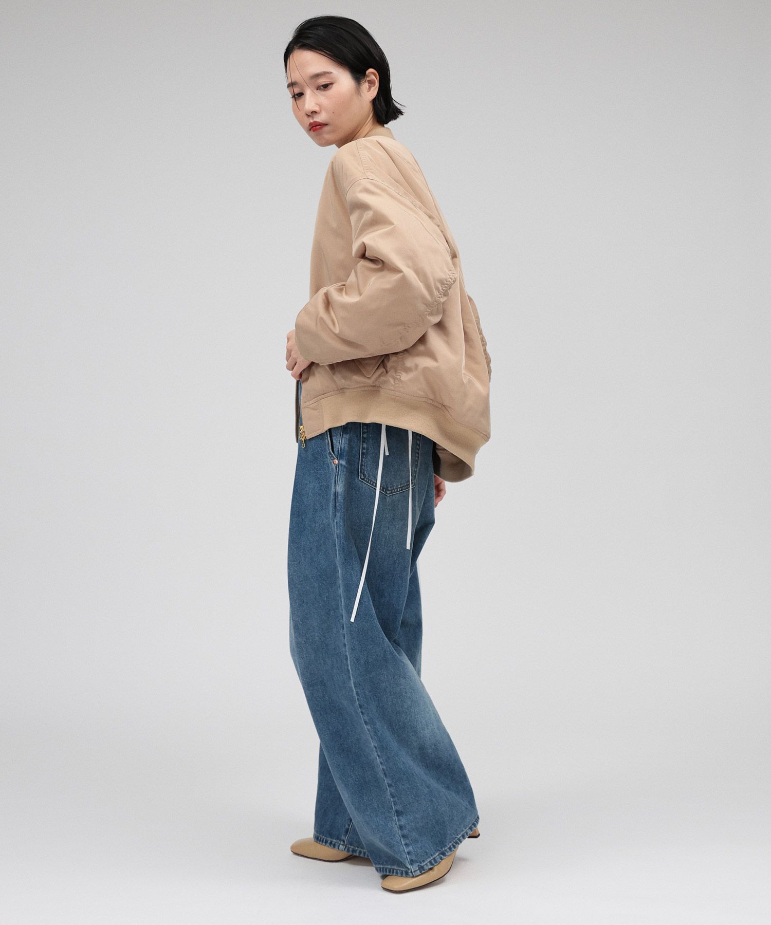 BABYLONE「ショートMA-1」|ブルゾン・スタジャン|