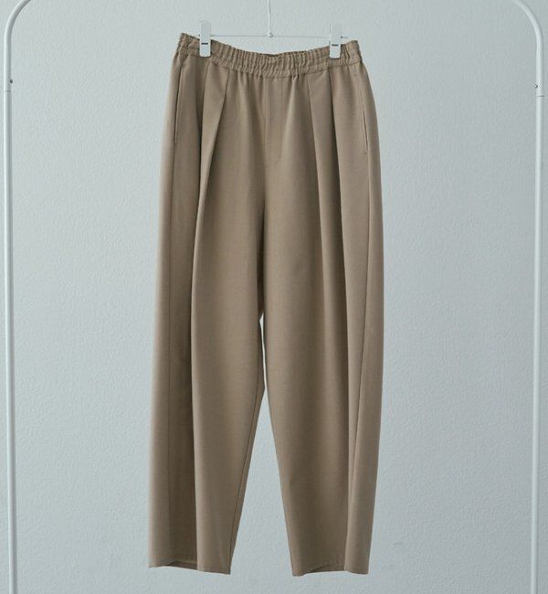  「【新色追加】ツータックウエストゴムストレッチパンツ」|その他|