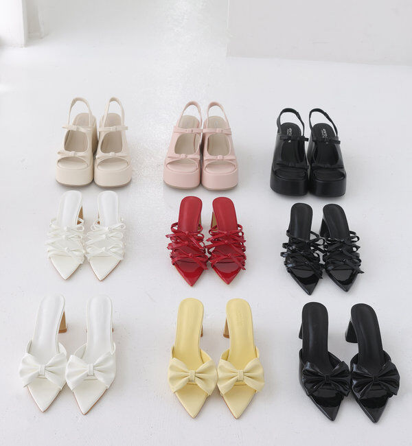  「マイナス３キロ見えリボンサンダル」|その他|