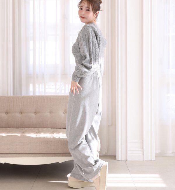  「サイドビジューカットパンツ」|その他|