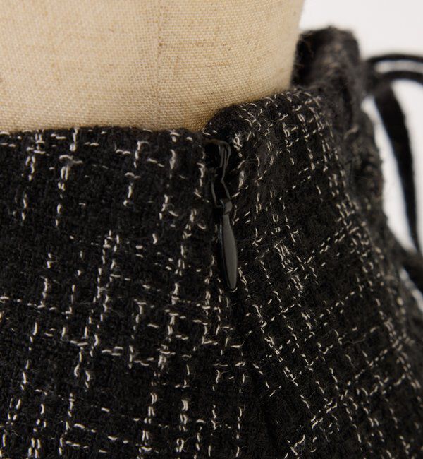  「【premiumorder】ツイードプリーツミニスカート／サイズ展開あり」|スカート|