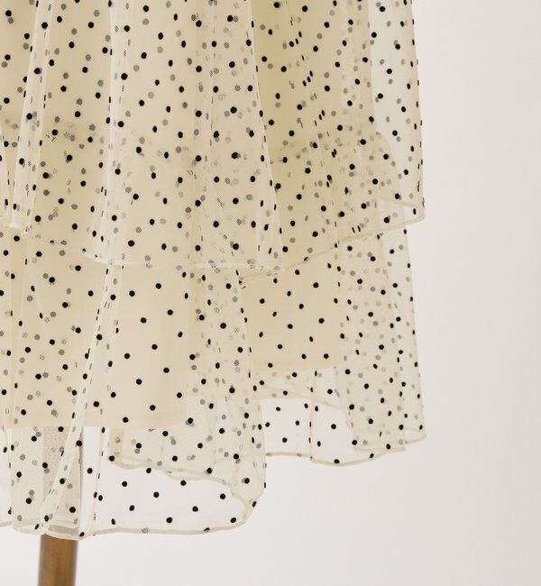  「【premiumorder】肩リボンティアードキャミワンピ」|ワンピース|