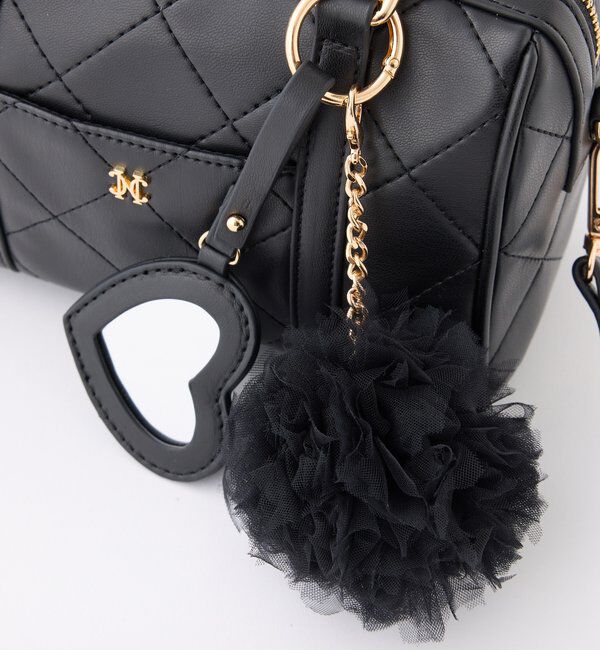  「ハートチャーム付きミニボストンバック」|ショルダー・メッセンジャー|