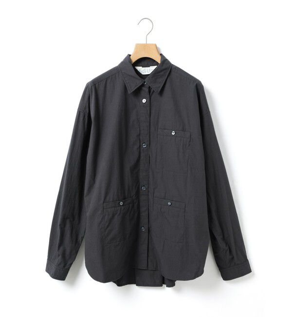 MidiUmi「MidiUmi スリーポケットシャツ」|シャツ・ブラウス|ネイビー