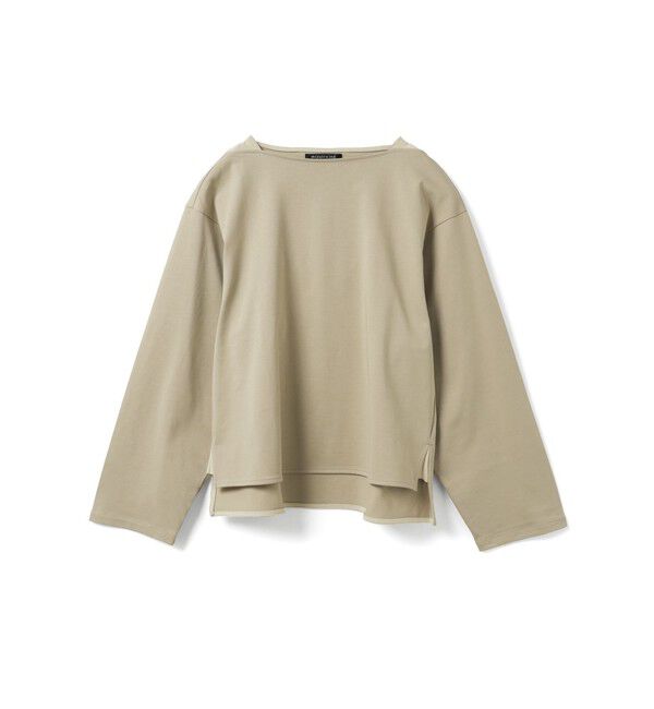 mizuiro ind「mizuiro ind バスクシャツ」|Tシャツ・カットソー|ベージュ