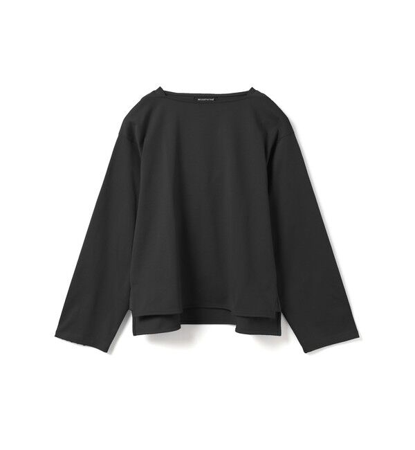 mizuiro ind「mizuiro ind バスクシャツ」|Tシャツ・カットソー|ブラック