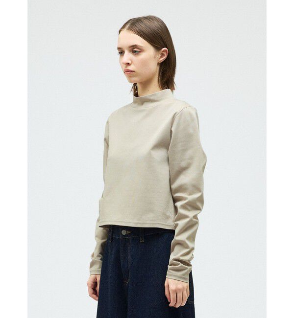 mizuiro ind「mizuiro ind モックネックTシャツ」|Tシャツ・カットソー|