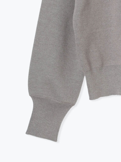 Te chichi「スタンドショルダーメタルボタンニット」|ニット・セーター|