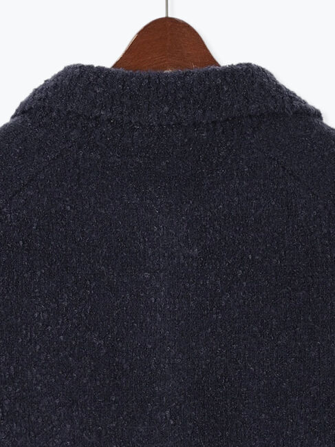 Te chichi「衿付ニットジャケット」|カーディガン|