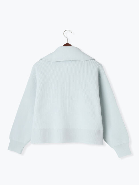 Te chichi TERRASSE「無撚糸ハーフジップニット」|ニット・セーター|