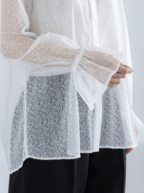 Te chichi「【セレモニーアイテム】キャンディースリーブレースブラウス」|シャツ・ブラウス|