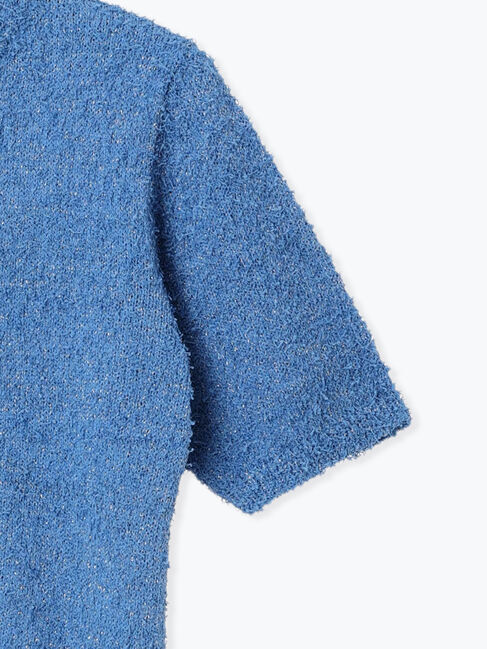 Te chichi TERRASSE「ラメヒゲヤーンハーフスリーブニット」|ニット・セーター|